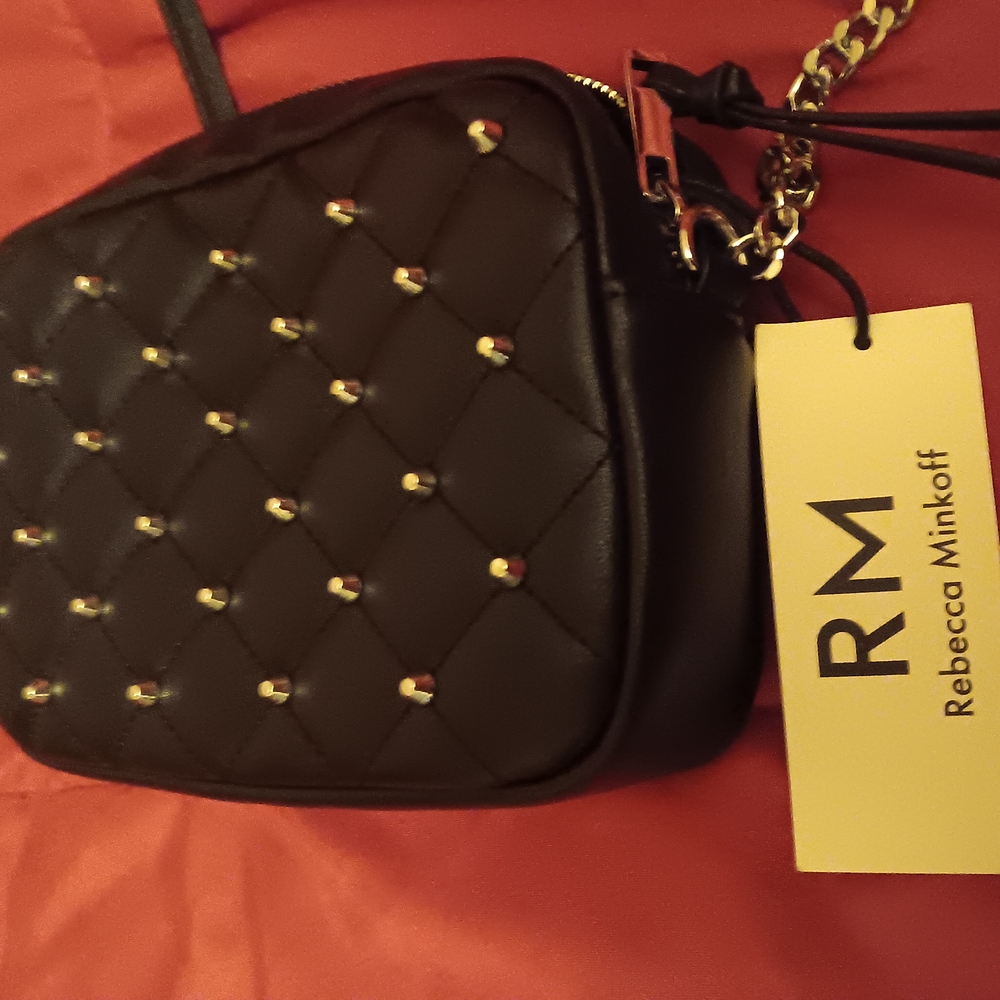 Rebecca Minkoff Black Mini  Bag ( Brand New) Removable Strap,turns Into Clutch